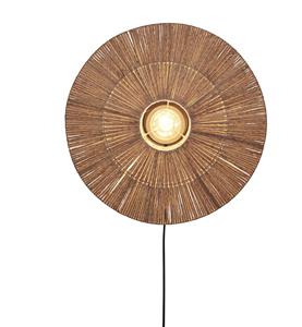 GOOD&MOJO Wandlamp Iguazu Jute, 55cm - Naturel