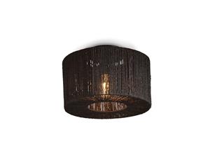 GOOD&MOJO Plafondlamp Iguazu Jute, 30cm - Zwart