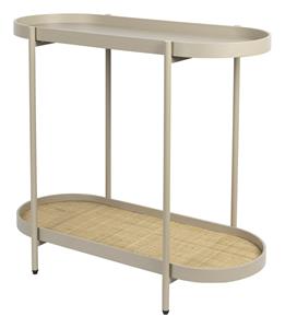 ZILT Sidetable Meja Rattan, 85cm - Naturel