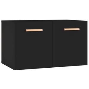 vidaXL Fächerschrank »Wandschrank Schwarz 60x36,5x35 cm Holzwerkstoff« (1-St)