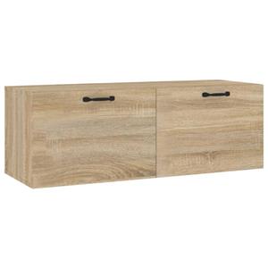 vidaXL Kleiderschrank Wandschrank Sonoma-Eiche 100x36,5x35 cm Holzwerkstoff