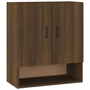 VidaXL Wandkast 60x31x70 Cm Bewerkt Hout Bruineikenkleurig