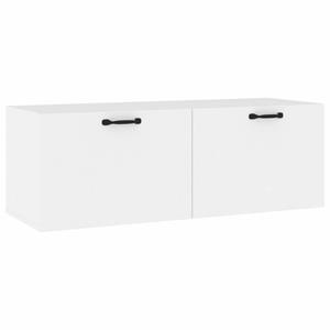 vidaXL Fächerschrank »Wandschrank Weiß 100x36,5x35 cm Holzwerkstoff« (1-St)