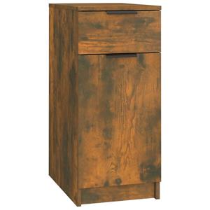 vidaXL Fächerschrank »Schreibtischschrank Räuchereiche 33,5x50x75 cm Holzwerkstoff« (1-St)