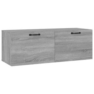 vidaXL Fächerschrank »Wandschrank Grau Sonoma 100x36,5x35 cm Holzwerkstoff« (1-St)