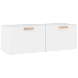 vidaXL Fächerschrank »Wandschrank Weiß 100x36,5x35 cm Holzwerkstoff« (1-St)