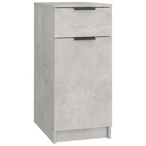 vidaXL Fächerschrank »Schreibtischschrank Betongrau 33,5x50x75 cm Holzwerkstoff« (1-St)