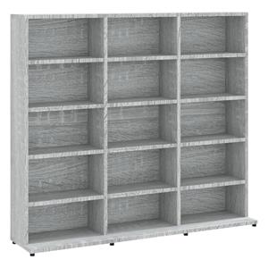 Vidaxl Cd-regal Grau Sonoma 102x23x89,5 Cm Holzwerkstoff