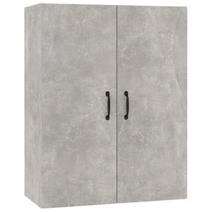 Hangkast 69,5x34x90 Cm Bewerkt Hout Betongrijs