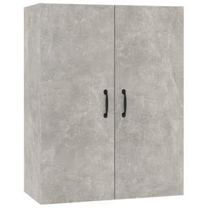 vidaXL Fächerschrank »Hängeschrank Betongrau 69,5x34x90 cm Holzwerkstoff« (1-St)