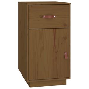 Vidaxl Schreibtisch-schrank Honigbraun 40x50x75 Cm Massivholz Kiefer