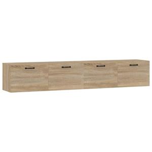 Vidaxl Wandschränke 2 Stk. Sonoma-eiche 100x36,5x35 Cm Holzwerkstoff