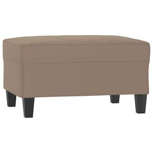 vidaxl Voetenbank 70x55x41 cm microvezelstof taupe