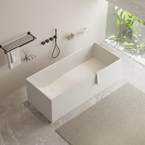 Ideavit Ligbad Vrijstaand  Solidstar 170x72x55 cm Solid Surface Mat Wit 