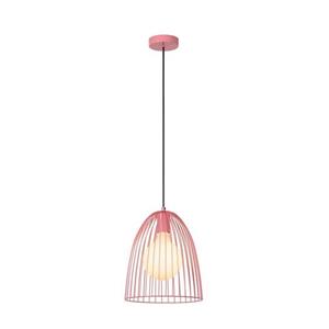 Lucide MACARONS - Hanglamp - Ø 24,5 cm - 1xE27 - Roze