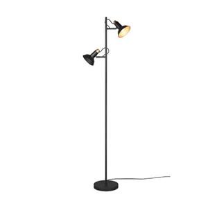 Trio Leuchten Roxie - Vloerlamp- Zwart