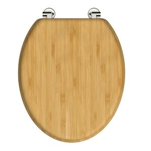 Schutte Toiletbril  Lupos Natural Bamboo Bruin 