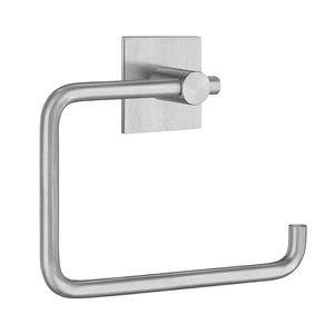 Toiletrolhouder met  Beslagboden Geborsteld Edelstaal 10x13,6x3 