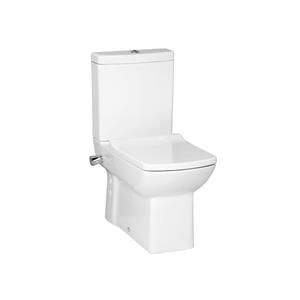 Aqua Splash Toiletpot Staand Creavit Lara Met Bidet Met Kraan Achter Onder Aansluiting Wit 