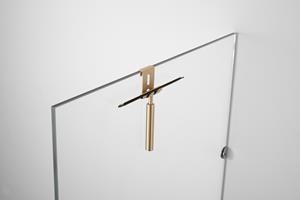 Saniclear Brass raamwisser  geborsteld messing