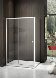 Saniclear Slide Douche cabine chroom 100x100cm