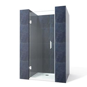 Saniclear Modern douchedeur 80x200 cm Anti-kalk glas chroom