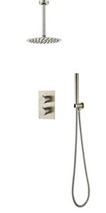 Saniclear Exclusive inbouw regendouche 20cm met staaf handdouche