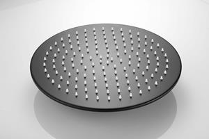 Saniclear Vision ronde hoofddouche 30 mat zwart