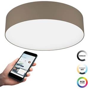 EGLO LED Deckenleuchte Romao in Weiß und Taupe 35W 3500lm