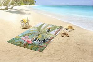 good morning Strandtuch »Strandtuch "Jungle Party"«, 1BE000_unisex kids_PES (1-St), Polyvelours Motiv