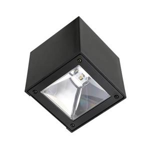 KS Verlichting LED Solar Cube wandlamp zwart vierkant