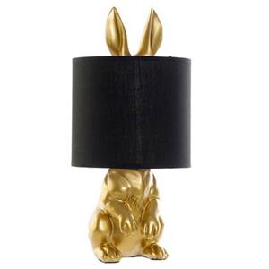 CASA DI ELTURO Tafellamp Konijn - Goud - H42 cm