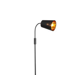 QAZQA Moderne Stehlampe schwarz - Carmen