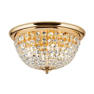 Orion Plafondlamp Plafond, goud/transparant, Ø 47 cm
