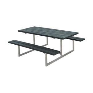 Plus Danmark Picknickset gerecycled kunststof | Basic grijs 160 x 177 x 73 cm