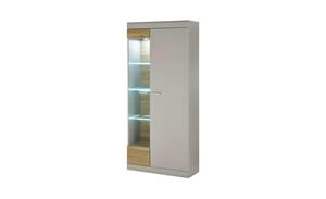 Vitrine ¦ grau ¦ Maße (cm): B: 90 H: 35  - Möbel Kraft