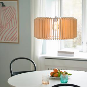 Nordlux Hanglamp Asti van houtlamellen, Ø 50 cm