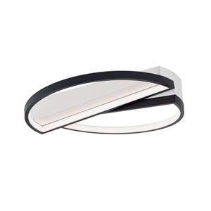 Orion LED plafondlamp Olga, zwart/wit