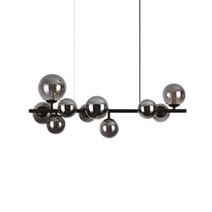 Ideallux Ideal Lux Perlage hanglamp lengte 81cm zwart/zwart