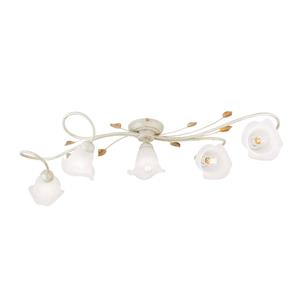Orion Plafondlamp Sisi, 5-lamps, ivoor-goud