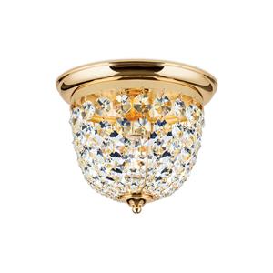 Orion Plafondlamp Plafond, goud/transparant, Ø 26 cm