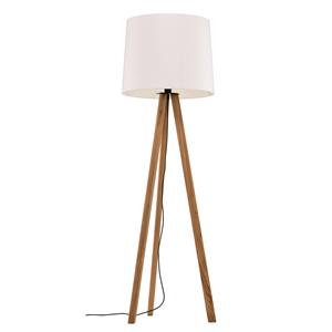 Rothfels Alos driepoot vloerlamp, eiken, sits wit