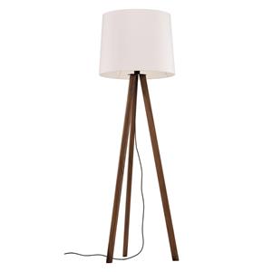 Rothfels Alos driepoot vloerlamp noten sits wit