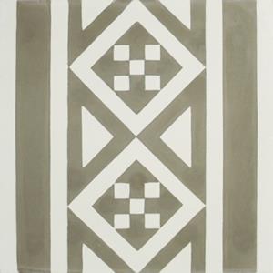 Praxis Vloertegel Marrakech randdecor grijs 20x20cm