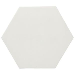 Praxis Wand- en vloertegel Esagono bianco 25x29cm