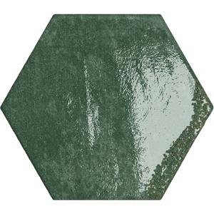 Praxis Wandtegel Carmen Hexa Green 13x15cm