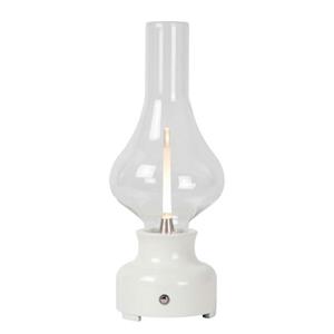 click-licht LED Tischleuchte »LED Akku Tischleuchte Jason in Weiß und Transparen«, Tischleuchte, Nachttischlampe, Tischlampe