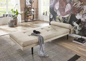 Atlantic Home Collection Chaiselongue Bergen, Tagesliege im Japanischen Stil, inklusive arretierbarer Nackenrolle