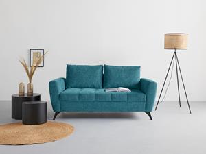 Andas 2,5-Sitzer Lörby, auch mit Aqua clean-Bezug, feine Steppung im Sitzbereich, lose Kissen