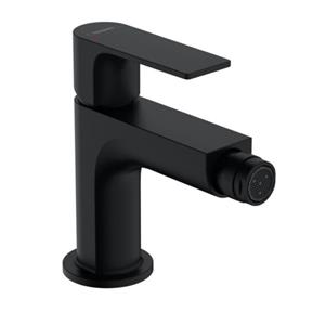 Bidetkraan Hansgrohe Rebris E Met afvoerset 143x146mm Zwart Mat